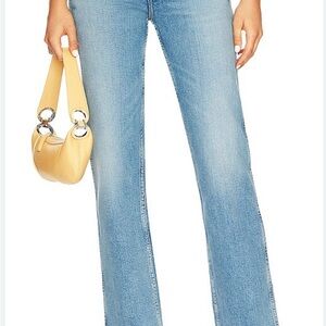 Re/Done Light Blue Straight Leg Jeans